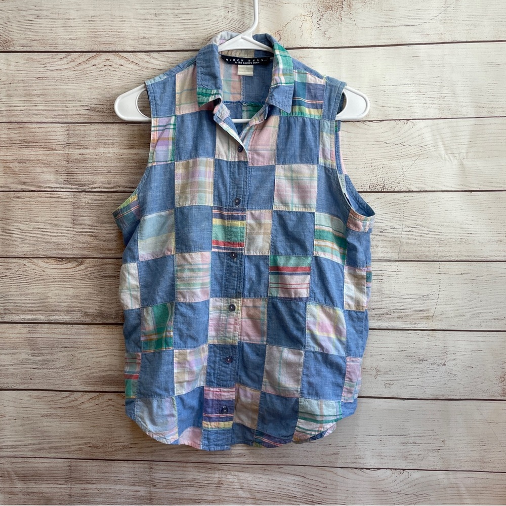 VINTAGE BIRCH BROTHERS FOR EAGLE’S EYE PIECED PATCHWORK‎ SHIRT